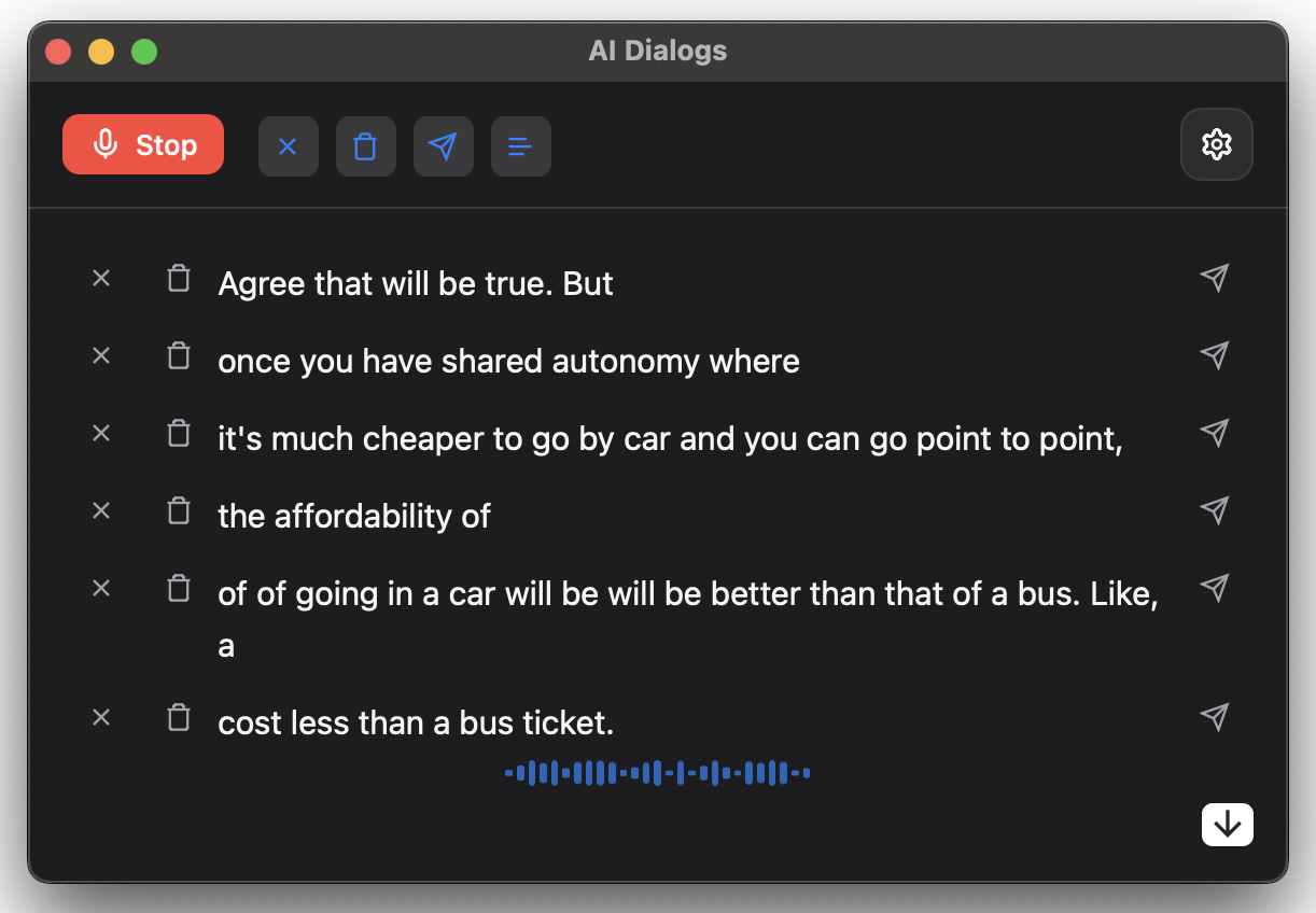 Interface demonstration